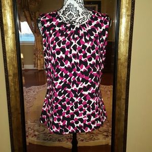 Calvin Klein Sleeveless Top Fun Print